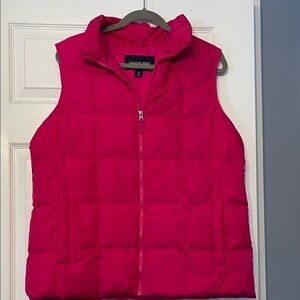 Lands End. Pink vest.